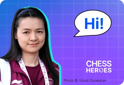 Zhu Chen, 9th Women's World Chess Champion, Supports VCS.